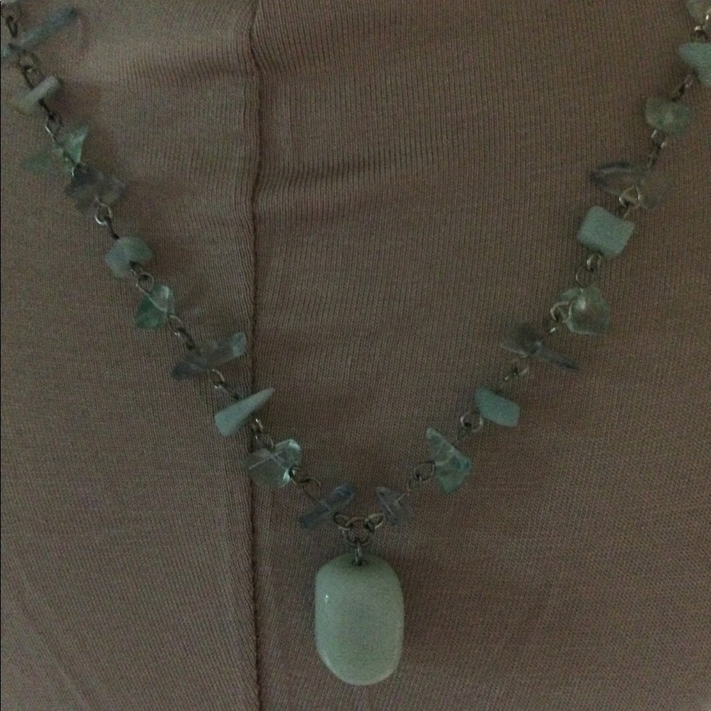 Vintage aquarium necklace